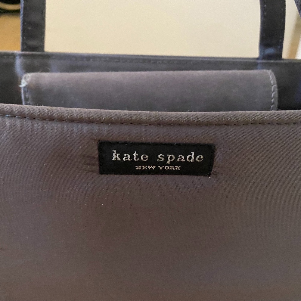 KATE SPADE  Petite Grey Sam Nylon Bag
